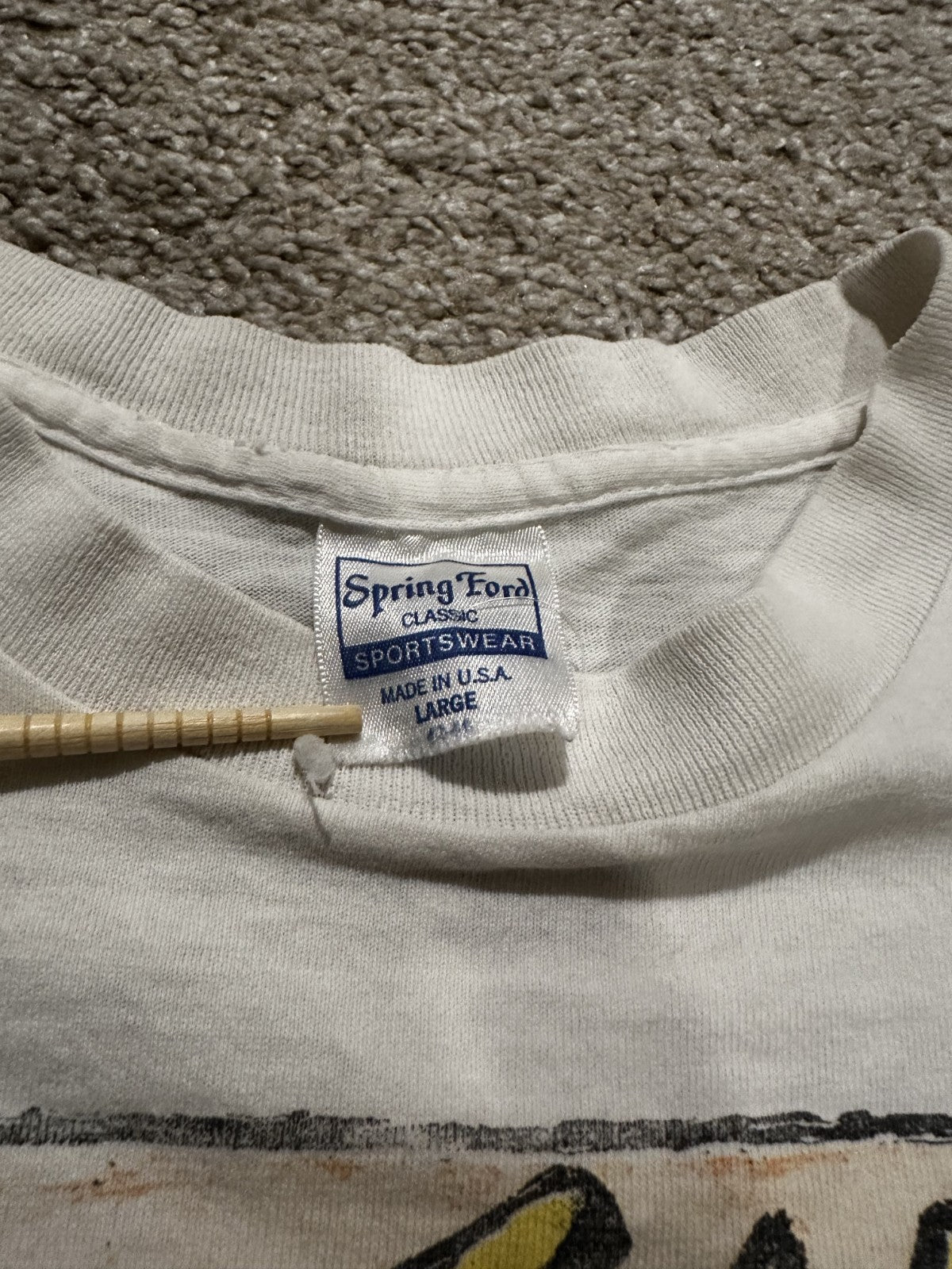 RARE MEAT PUPPETS BAND T-SHIRT~SINGLE-STITCH~ORIGINAL~WHITE~LG~1980s~VINTAGE~VTG