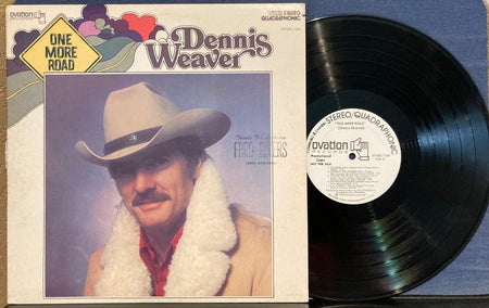 DENNIS WEAVER ONE MORE ROAD~1975 OVATION WHITE LABEL PROMO LP~QUADRAPHONIC~QUAD