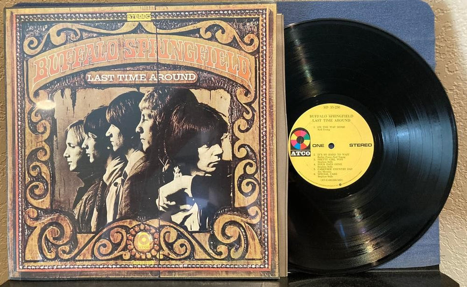 BUFFALO SPRINGFIELD LAST TIME AROUND~'76 ATCO YELLOW LBL RE LP~SHRNK~NEIL YOUNG