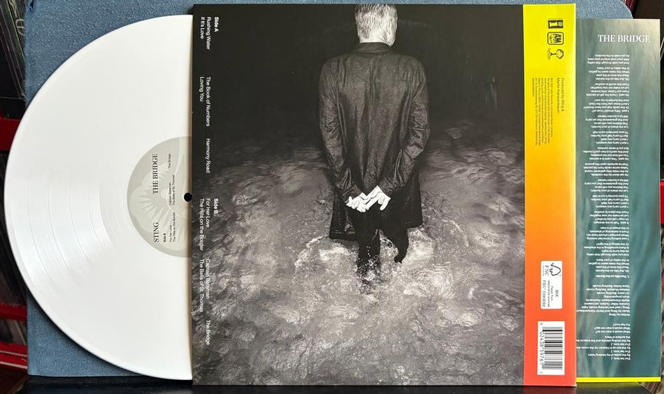 STING THE BRIDGE~NM 2021 180 GRAM WHITE VINYL GATEFOLD LP w/INSERT~FUSION~POLICE