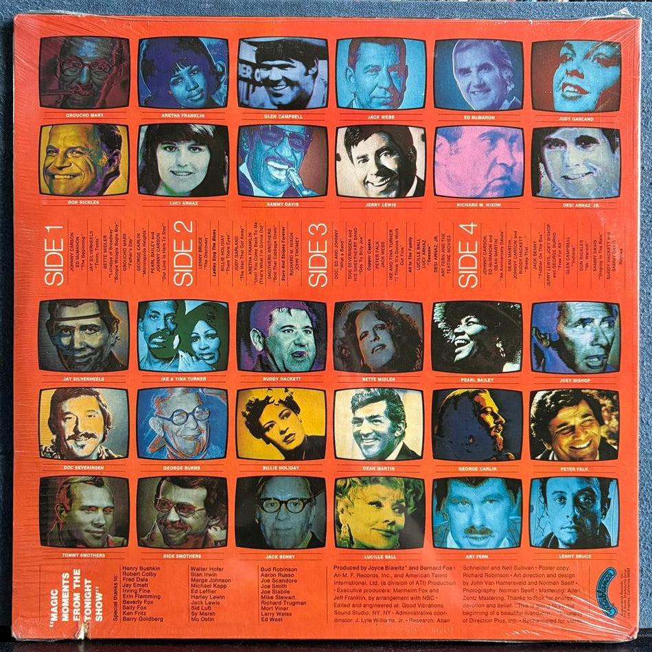 HERE'S JOHNNY CARSON~MAGIC MOMENTS FROM TONIGHT SHOW~SEALED 1974 CASABLANCA 2-LP