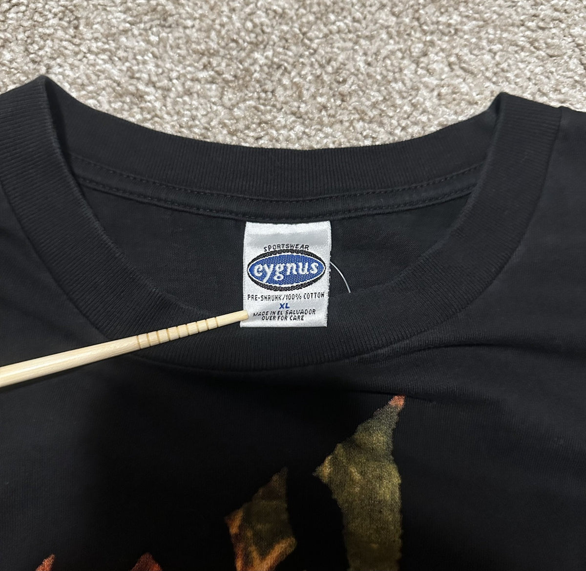 NILE BAND T-SHIRT~BLACK SEEDS OF VENGEANCE~ORIGINAL~XL~BLACK~EXC COND~CYGNUS