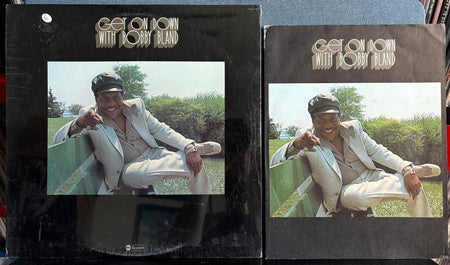 GET ON DOWN WITH BOBBY BLAND~SEALED ORIG 1975 ABC LP + PRESS KIT w/PHOTO~SOUL