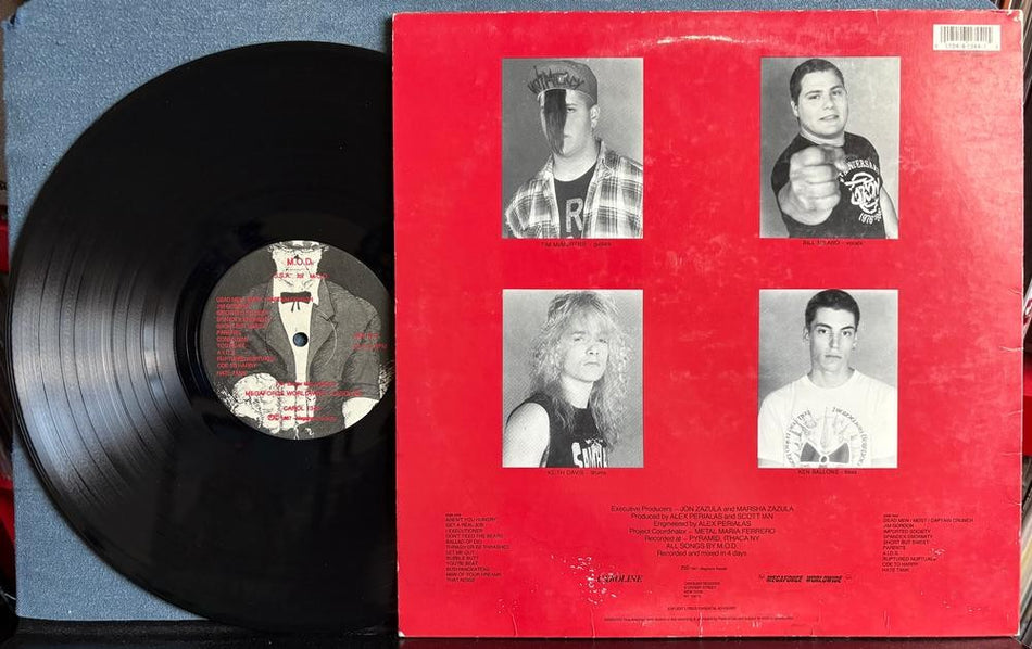 U.S.A. FOR M.O.D.~1987 CAROLINE/MEGAFORCE FIRST PRESS LP~METHOD OF DESTRUCTION