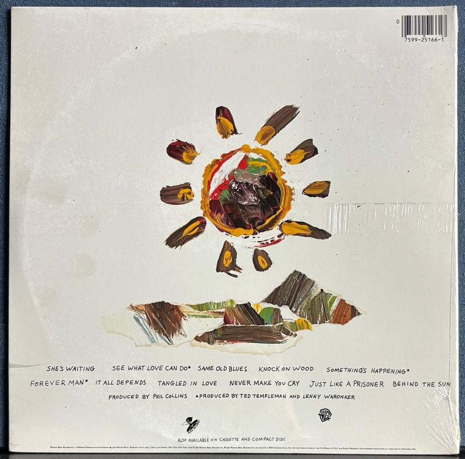 ERIC CLAPTON BEHIND THE SUN~SEALED ORIG 1985 DUCK LP w/FOREVER MAN HYPE STICKER!