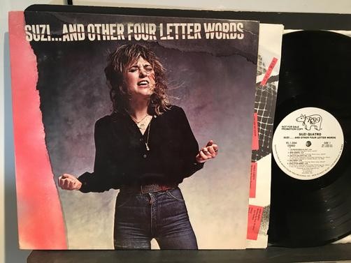 QUATRO~SUZI...AND OTHER FOUR LETTER WORDS~RARE WHITE LBL PROMO~INNER~RSO 1-3064