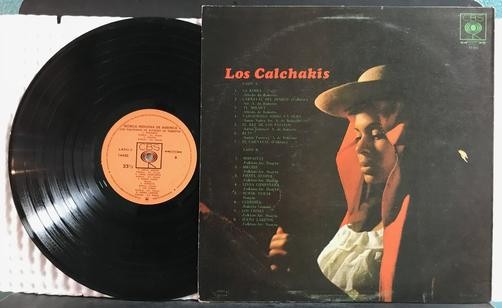 LOS CHALCHKIS Y ALFREDO DE ROBERTIS MUSICA INDIGENA DE AMERICA~1973 COLOMBIA LP