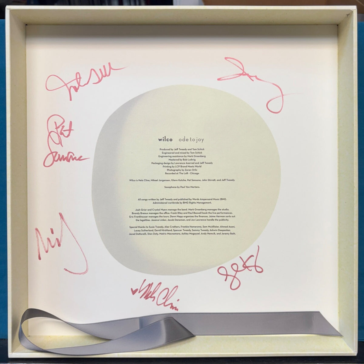 WILCO ODE TO JOY~SEALED 2019 DELUXE 180g AUTOGRAPHED BOX SET~LIMITED /1,000~BOOK
