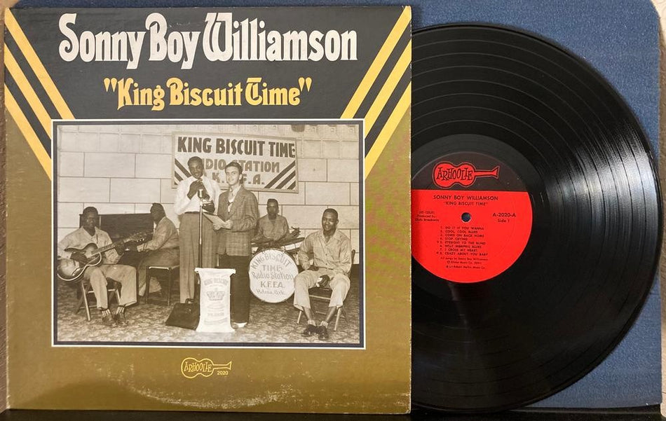 SONNY BOY WILLIAMSON KING BISCUIT TIME~NM 1970 ARHOOLIE REISSUE LP~CHICAGO BLUES