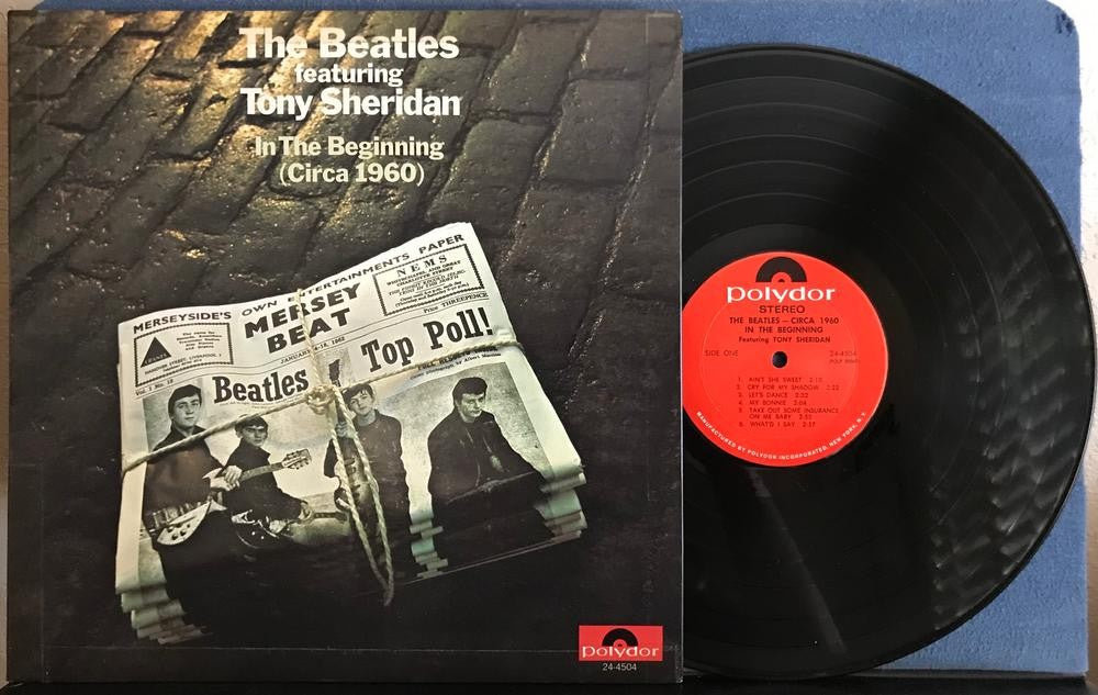 BEATLES FEATURING TONY SHERIDAN~IN THE BEGINNING (CIRCA 1960)~1970 MONARCH RE LP