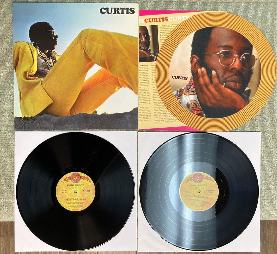 CURTIS MAYFIELD CURTIS~MINT 2021 RUN OUT GROOVE DELUXE 2-LP RE ~SLIPMAT~INSERT