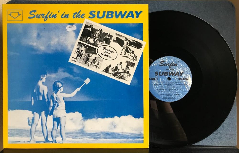 SURFIN' IN THE SUBWAY~NM-/NM 1987 SUBWAY ORGANIZATION UK ROCK COMP LP~INDIE POP