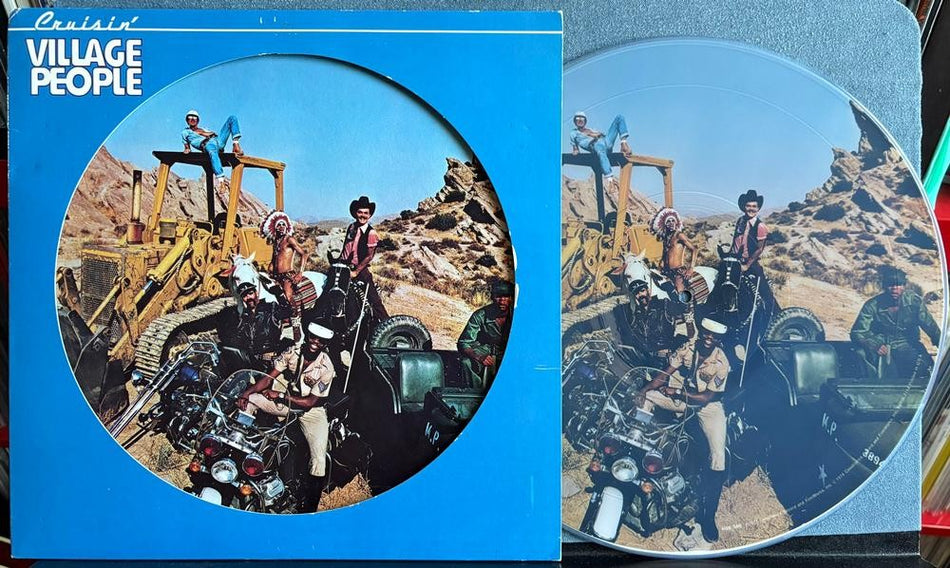 VILLAGE PEOPLE CRUISIN'~ORIG 1978 CASABLANCA PICTURE DISC LP~FUNK~DISCO~Y.M.C.A.