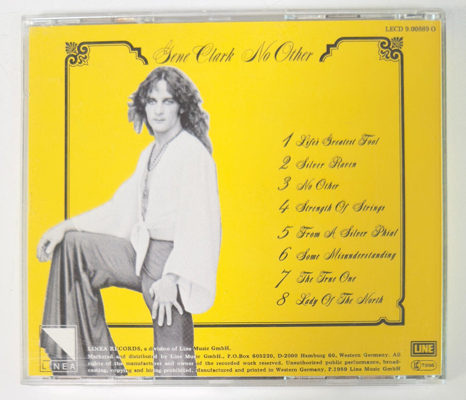 GENE CLARK~NO OTHER~ORIG 1989 LINEA LINE GERMAN-ISSUED CD~SUPERIOR SOUND! NM/NM