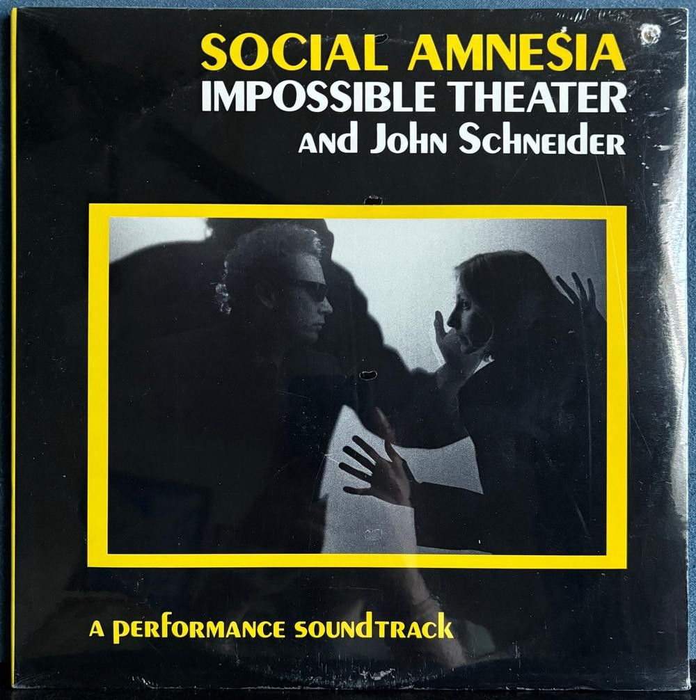 IMPOSSIBLE THEATRE SOCIAL AMNESIA PERFORMANCE SOUNDTRACK SEALED 2-LP~SCHNEIDER