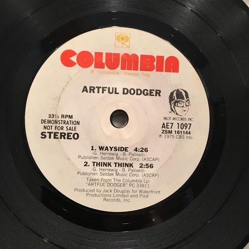 ARTFUL DODGER RARE 1975 WHITE LABEL PROMO ONLY EP~WAYSIDE~THINK~ITS OVER~FOLLOW