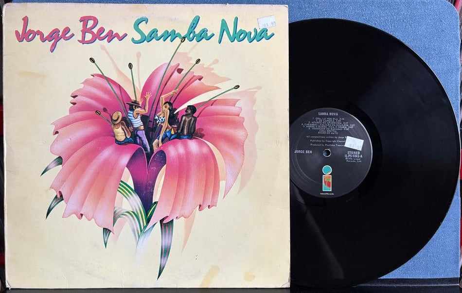 JORGE BEN SAMBA NOVA~ORIG 1976 ISLAND RECORDS COMPILATION LP~LATIN~MPB~ILPS-9361