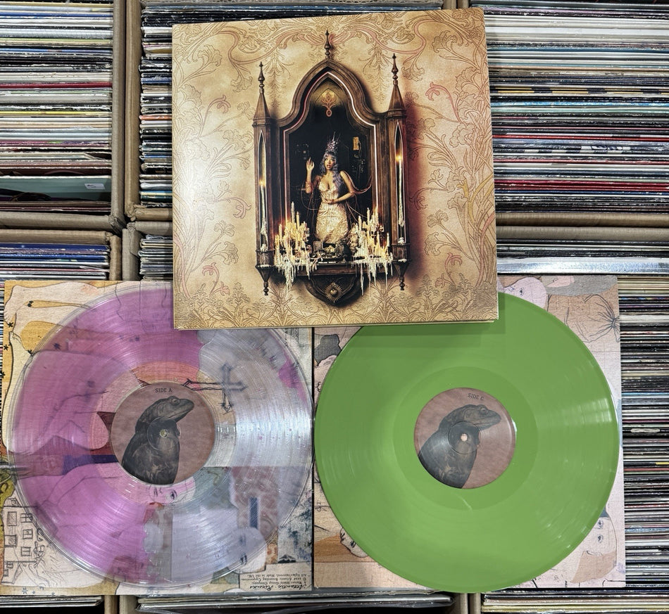 MELANIE MARTINEZ HADES~COMPLEXCON  LE/300~2LP PINK LIQUID FILLED + GREEN~BOOK