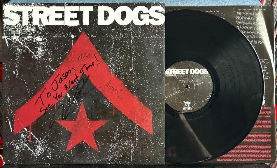 STREET DOGS 2010 SELF-TITLED LP~SIGNED! HELLCAT FIRST PRESS~INNER~McCOLGAN~PUNK