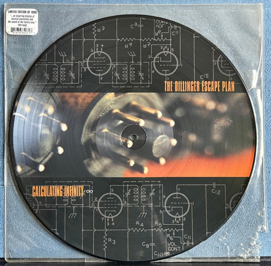 DILLINGER ESCAPE PLAN CALCULATING INFINITY~NM 2004 PICTURE DISC RE LIMITED /1000