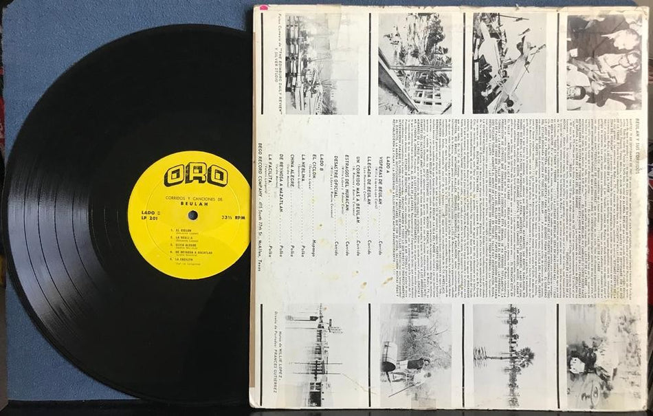 CORRIDOS Y CANCIONES DE BEULAH~BEULAH Y SUS CORRIDOS~RARE 1968 ORO LP 201 COMP