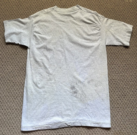 THE DICKIES T-SHIRT~1990s VINTAGE~GIGANTOR~THE SPACE AGE ROBOT~LG~GREY~VTG~RARE