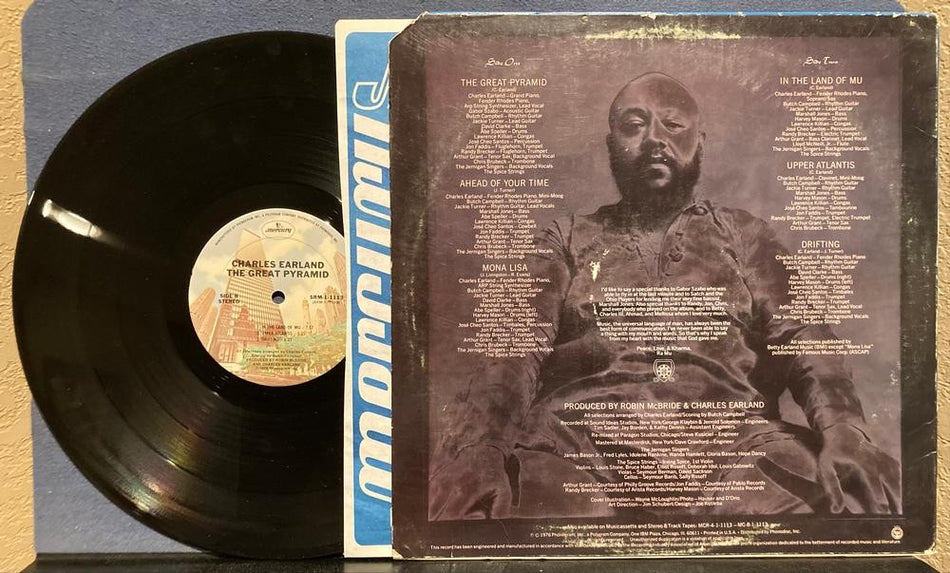 CHARLES EARLAND & ODDYSEY THE GREAT PYRAMID~1976 MERCURY LP~MASTERDISK~JAZZ-FUNK