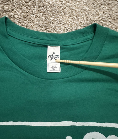 MEAT PUPPETS BAND T-SHIRT~GREEN LOGO~1980s~ORIGINAL~XL~STARTEE TAG~RARE~VINTAGE