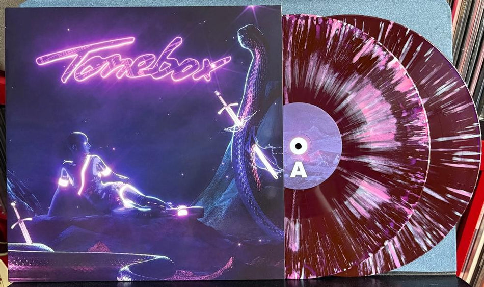 TONEBOX CLOUD HIGHWAY~VG++ PURPLE SPLATTER 2-LP LIMITED /150~ELECTRO~SYNTHWAVE