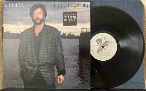ERIC CLAPTON AUGUST~RARE NM 1986 AUDIOPHILE PROMO LP~DMM~STERLING~HYPE~COLLINS