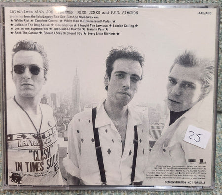 THE CLASH ON BROADWAY THE INTERVIEWS~ORIG 1991 CD~BOX SET EXCERPTS~STRUMMER