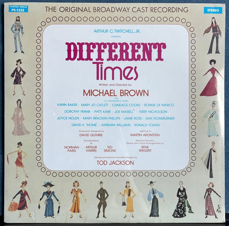DIFFERENT TIMES ORIGINAL BROADWAY CAST RECORDING~SEALED '87 OST LP~MICHAEL BROWN