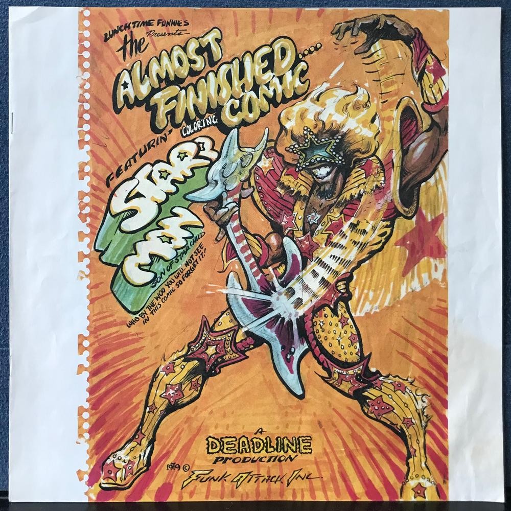 BOOTSY'S RUBBER BAND~BOOT IS MADE FOR FUNK-N~1979 PROMO LP w/COLORING BOOK~HYPE