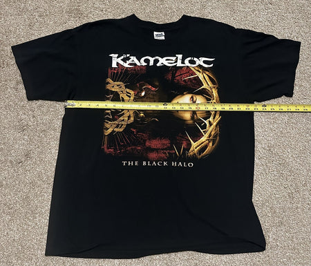 KAMELOT CONCERT T-SHIRT~2006 TOUR~THE BLACK HALO~ORIGINAL~XL~BLACK~EXC COND~VTG