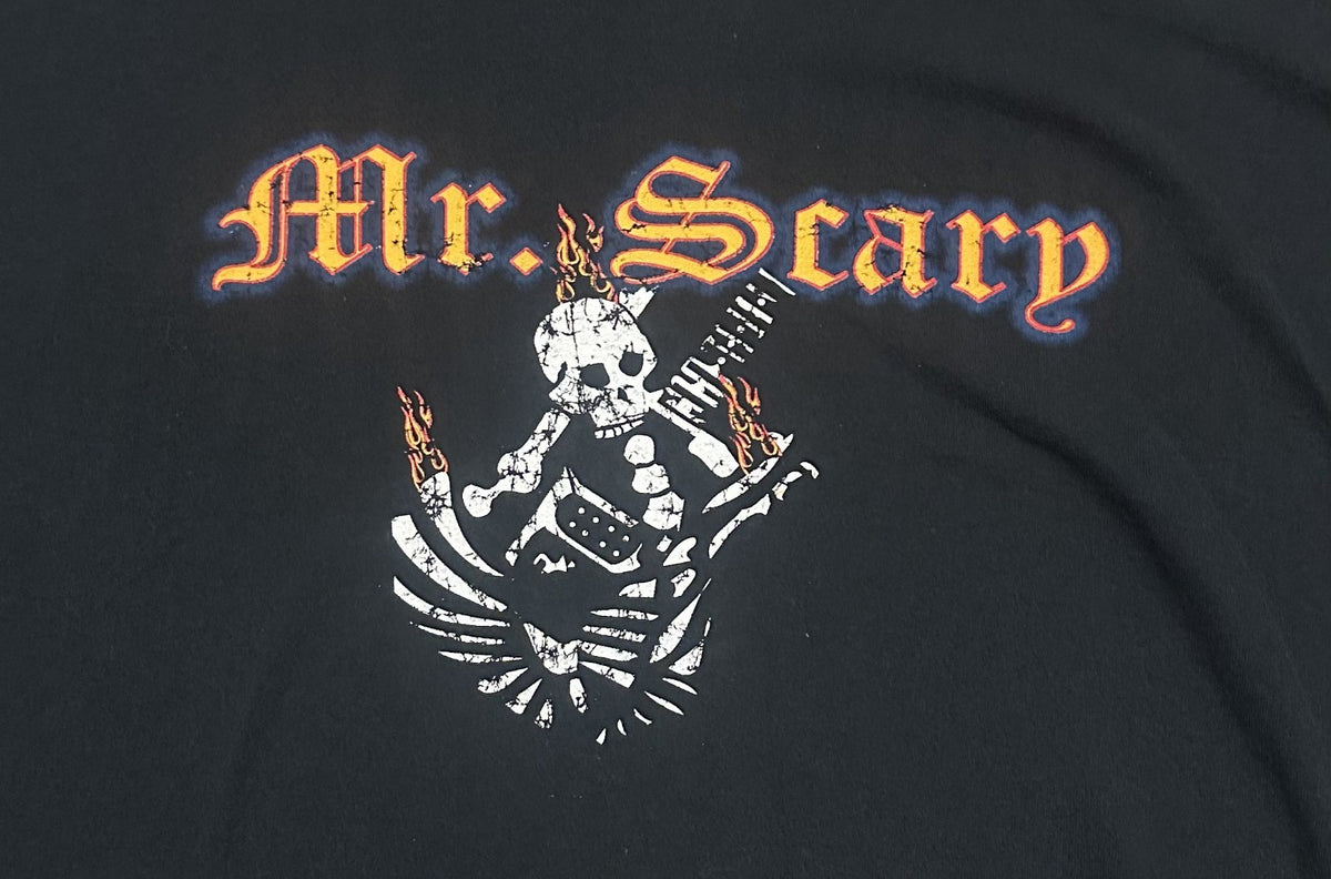 MR. SCARY 2000s T-SHIRT~VINTAGE~GEORGE LYNCH~DOKKEN~ORIGINAL~XL~BLACK~EXC COND