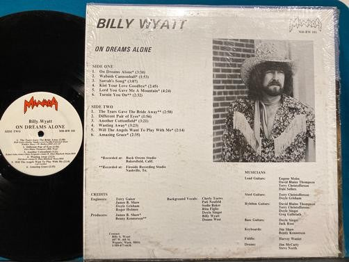 BILLY WYATT ON DREAMS ALONE~SHRINK~MANADA PVT LBL COUNTRY~JIM MCCARTY YARDBIRDS