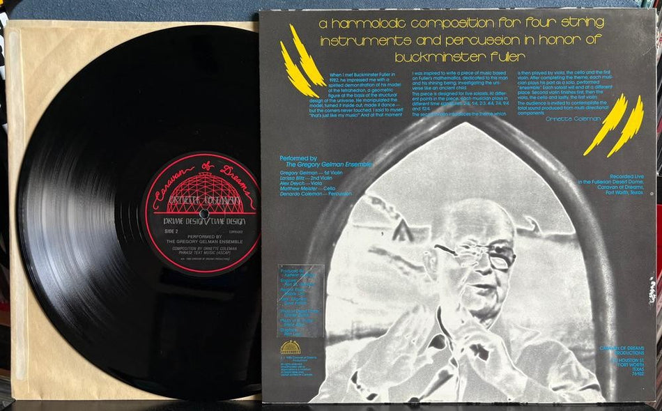 ORNETTE COLEMAN~PRIME DESIGN / TIME DESIGN~'86 QUIEX MASTERDISK HW AUDIOPHILE LP