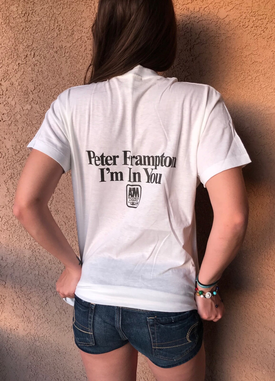 PETER FRAMPTON Vintage I'M IN YOU 1977 A&M Records PROMO ONLY T-SHIRT~UNWORN~NEW