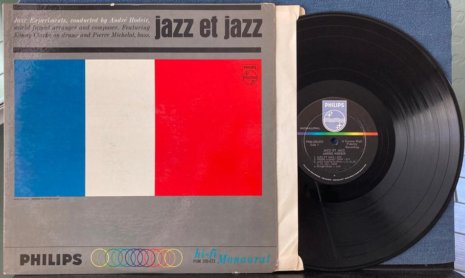 ANDRE HODEIR JAZZ ET JAZZ~1963 PHILIPS MONO DEEP GROOVE RE LP~MUSIQUE CONCRETE