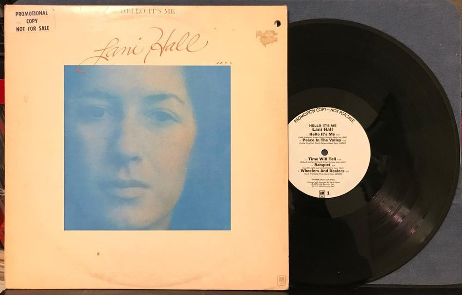 LANI HALL HELLO IT'S ME~NM- ORIG 1975 A+M WHITE LABEL PROMO COPY LP~POP~VOCAL