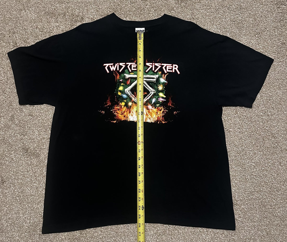 TWISTED SISTER 2006 TOUR T-SHIRT~A TWISTED CHRISTMAS~XL~BLACK~EXC~RARE~VINTAGE