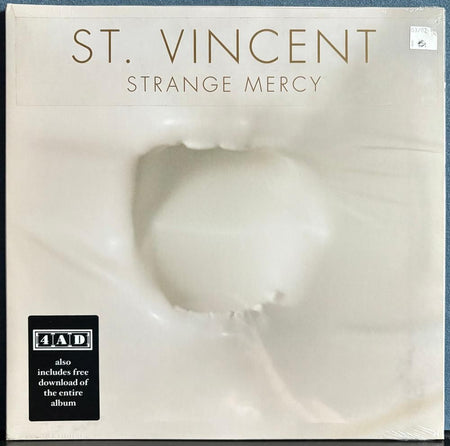 ST. VINCENT STRANGE MERCY~SEALED ORIG 2011 4AD GATEFOLD LP~INDIE ROCK~ANNE CLARK