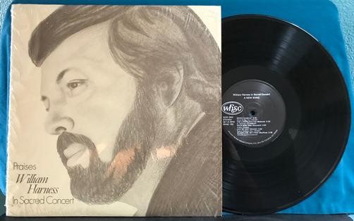 WILLIAM HARNESS IN SACRED CONCERT~PRAISES~ORIG GOSPEL LP~SHRINK~XIAN