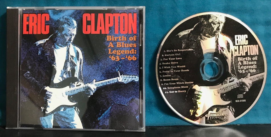 ERIC CLAPTON BIRTH OF A BLUES LEGEND '63-'66~NM 1997 BOOMERANG UK CD~BEA-51585