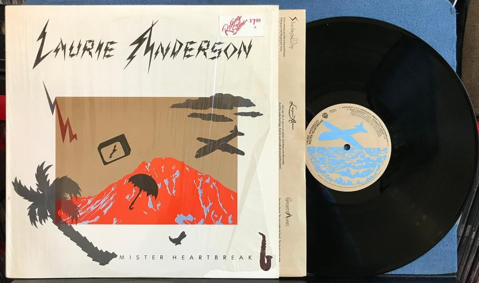 LAURIE ANDERSON MISTER HEARTBREAK~VG++ 1984 QUIEX AUDIOPHILE LP~SHRINK~INNER SLV