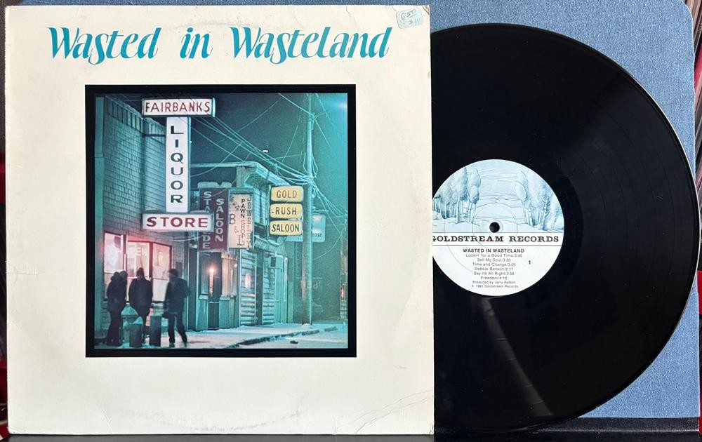 RIF FITZ BIX WASTED IN WASTELAND~SIGNED VG++ '81 GOLDSTREAM RECORDS LP~FAIRBANKS