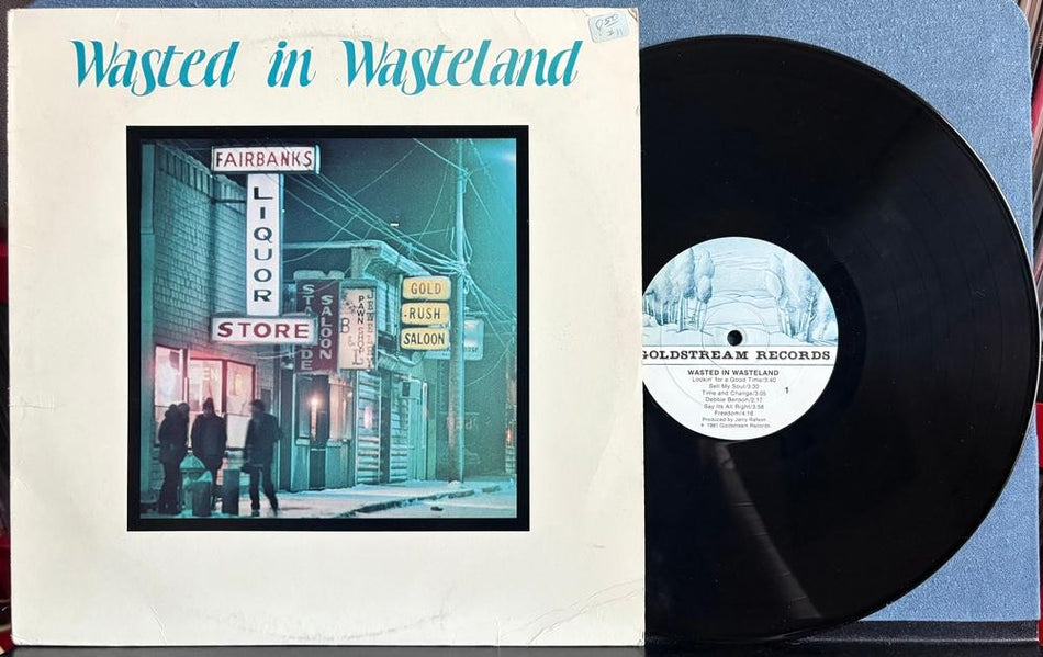 RIF FITZ BIX WASTED IN WASTELAND~SIGNED VG++ '81 GOLDSTREAM RECORDS LP~FAIRBANKS