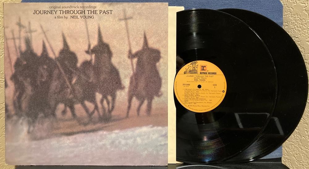 NEIL YOUNG JOURNEY THROUGH THE PAST~NM- 1972 1st PRESS 2-LP w/DIE CUT CVR~INNERS