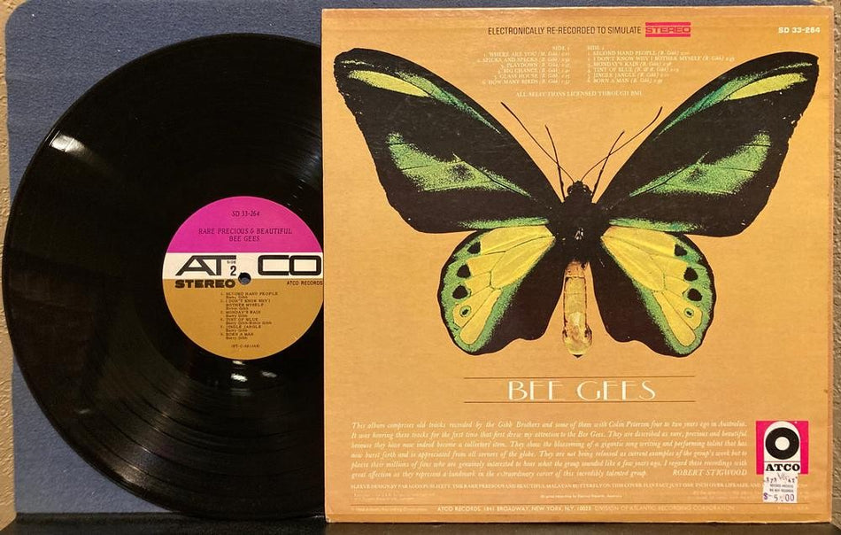 BEE GEES RARE PRECIOUS AND BEAUTIFUL~SVG+ 1968 POLYDOR COMPILATION LP~POP~VOCAL