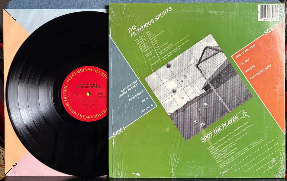 NICK MASON'S FICTICIOUS SPORTS~VG++ '81 COLUMBIA LP~SHRINK~HYPE~INNER~PINK FLOYD